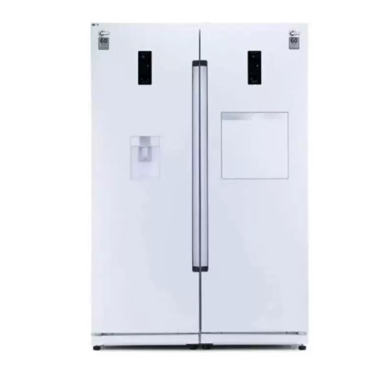 یخچال و فریزر سفید عرض60  مدل روسو پلاس-ROSSO PLUS کلور (کمپرسور اینورتر)(V02)